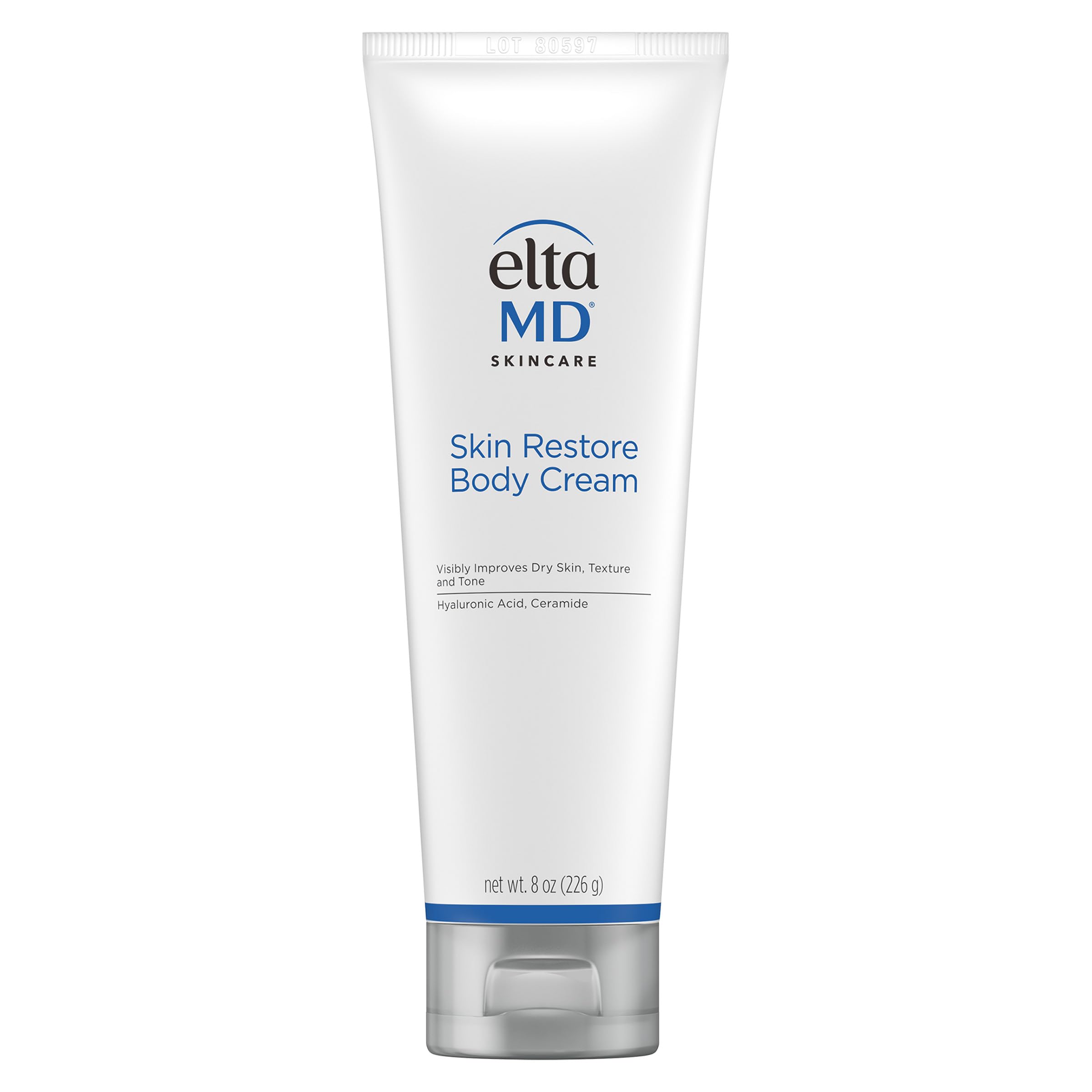 EltaMD front tube showing product and clear hydration benefits