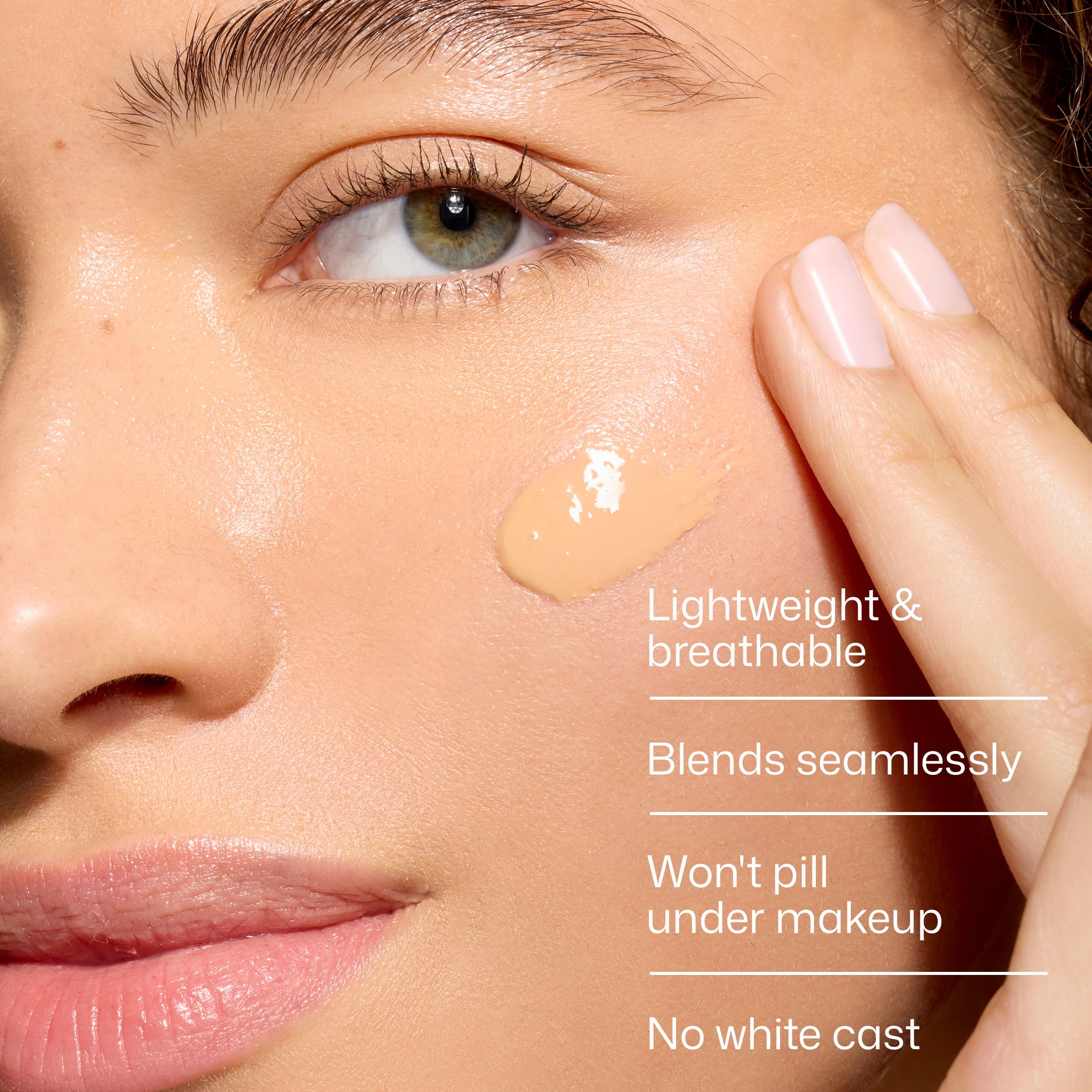 EltaMD label close-up highlighting zinc oxide, niacinamide, and antioxidant ingredients