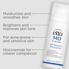 EltaMD cream texture close-up highlighting hydration and lightweight finish