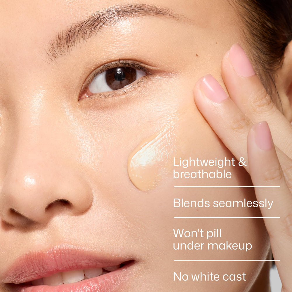 EltaMD texture swatch showing creamy-tinted finish for hydrated, smooth skin