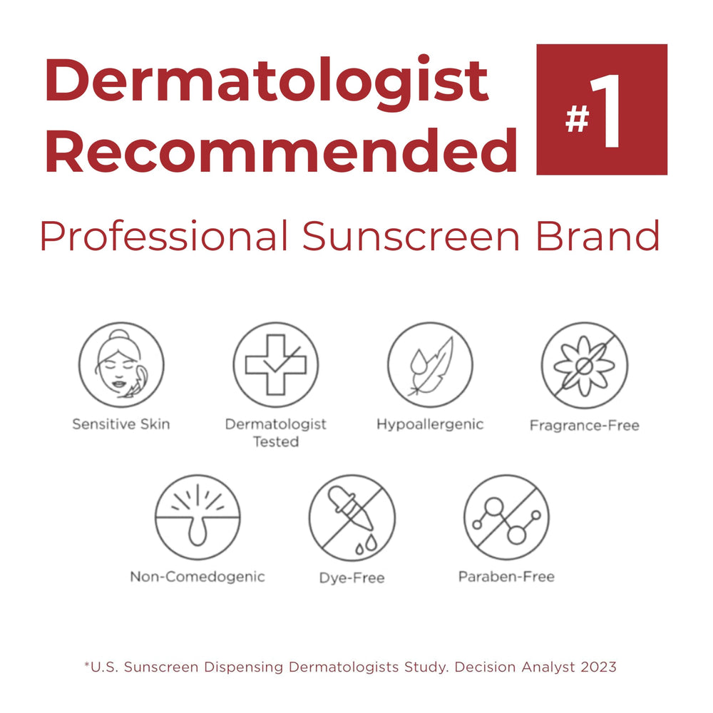 EltaMD mist blends clear on skin after rubbing in for no white cast