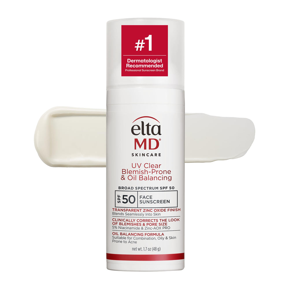 EltaMD front packaging showing SPF 50 protection and key benefits