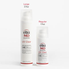 EltaMD close-up of sunscreen texture showing lightweight, non-greasy finish