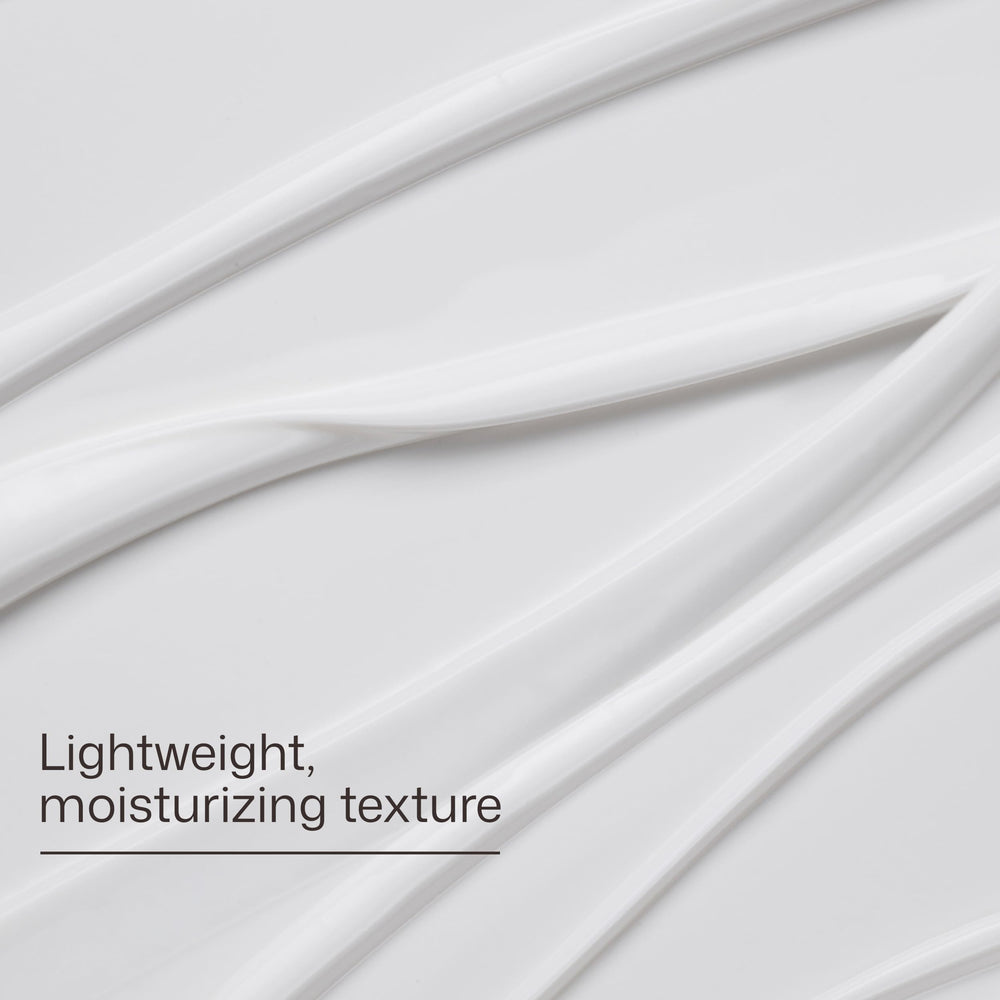 Close-up of EltaMD ingredients label emphasizing hyaluronic acid and zinc oxide benefits