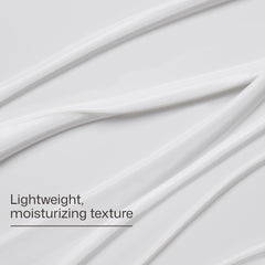 Close-up of EltaMD ingredients label emphasizing hyaluronic acid and zinc oxide benefits