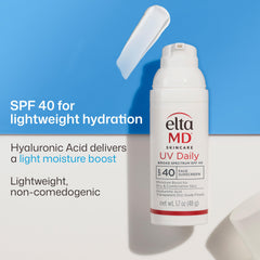 EltaMD texture close-up highlighting lightweight, non-greasy feel