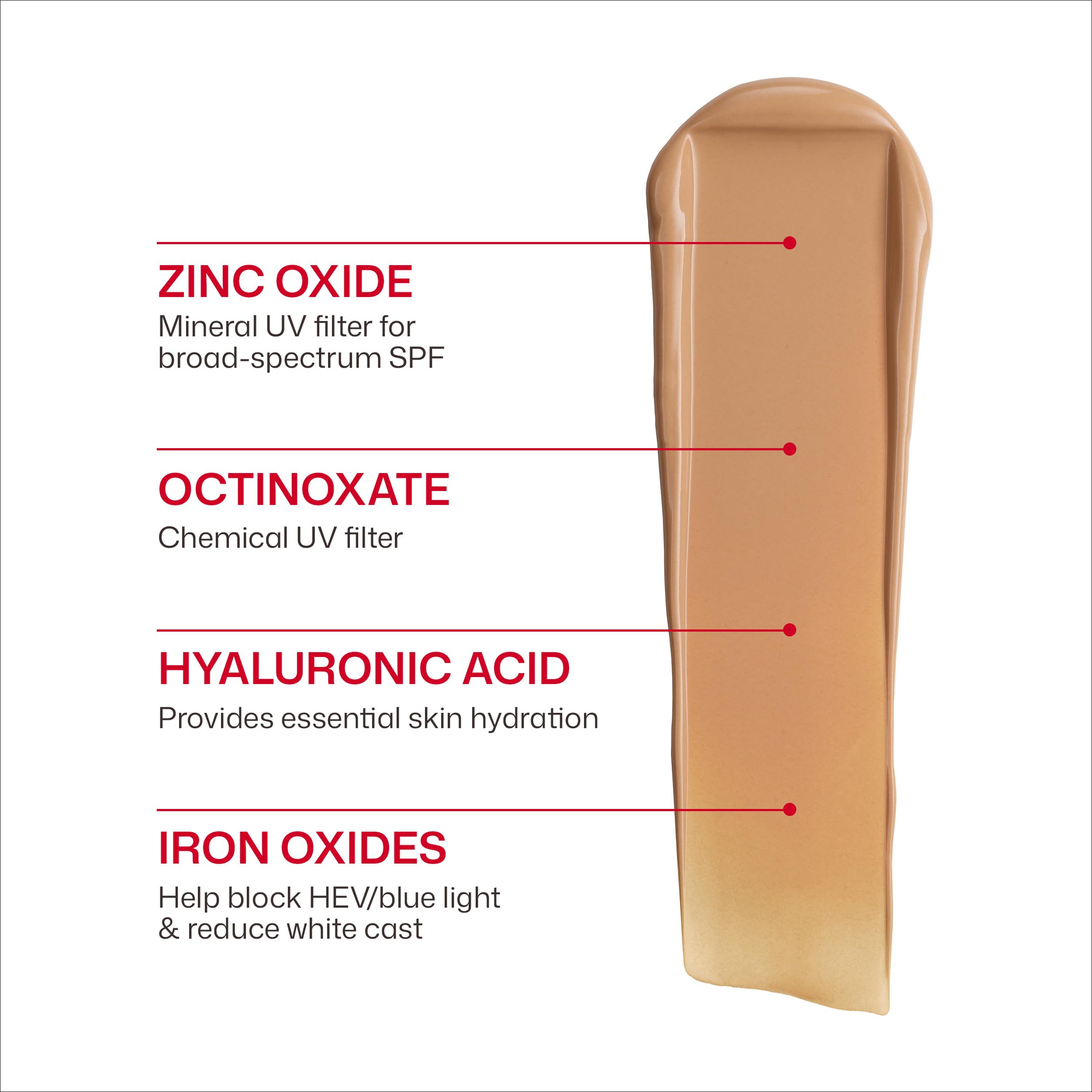 EltaMD tinted sunscreen applied under makeup showing natural coverage benefit