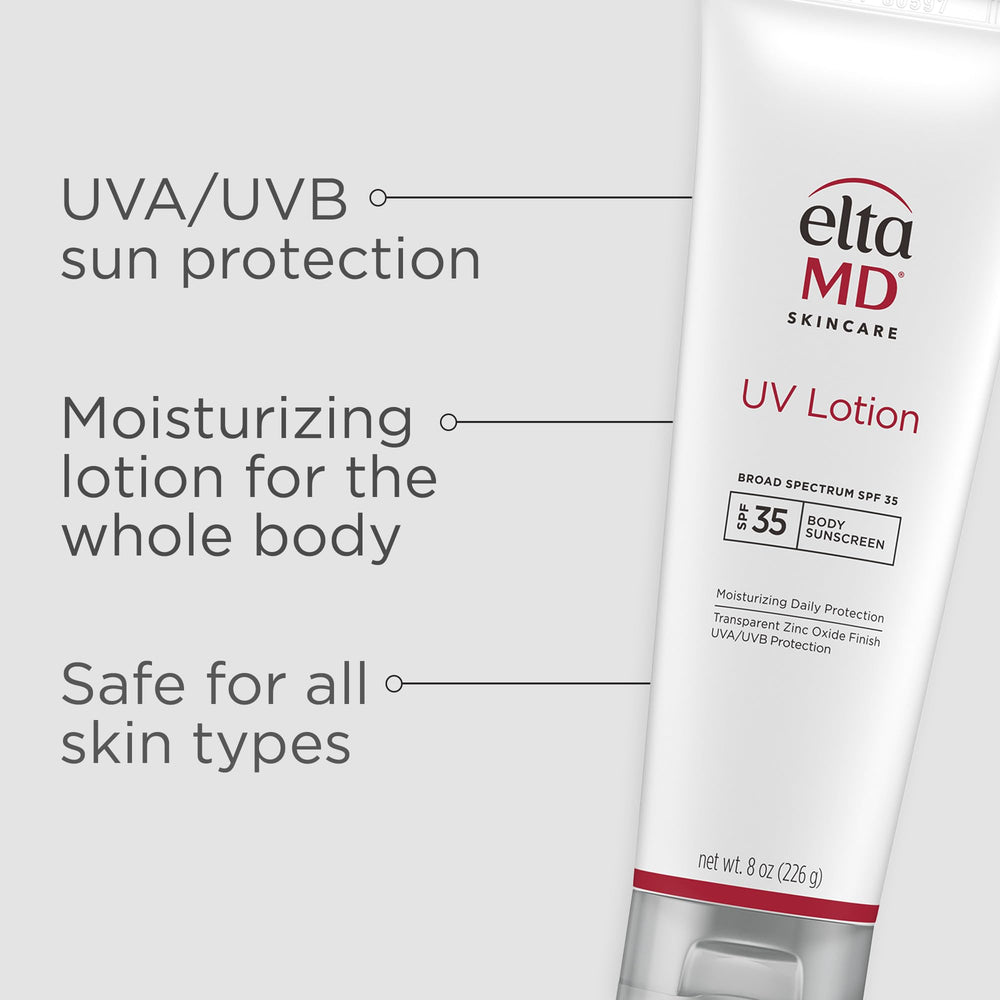 EltaMD lotion texture close-up showing smooth non-greasy finish benefit