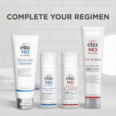 EltaMD UV Restore layered under makeup showing non-greasy, primer-like benefit