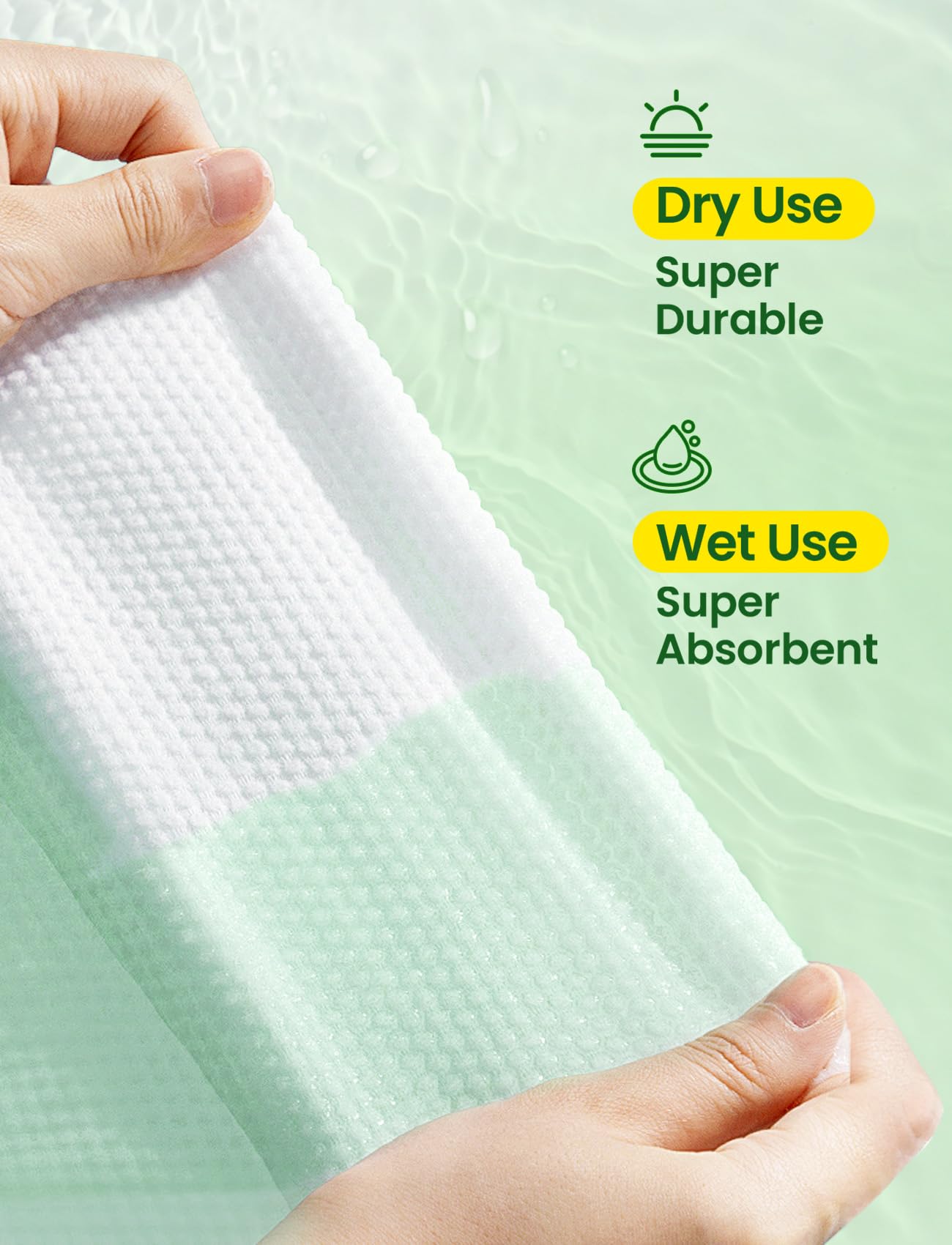 Elvira product label showing plant-based materials and eco-friendly benefit