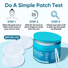 Bathroom vanity with Elvira pads placed for daily skincare routine