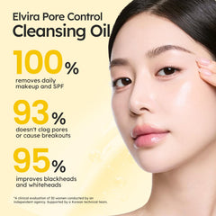 Elvira pouring texture close-up demonstrating smooth jojoba oil consistency