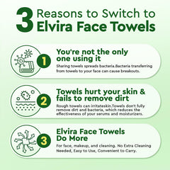 Elvira folded towel detail highlighting thickness and soft absorbency benefit
