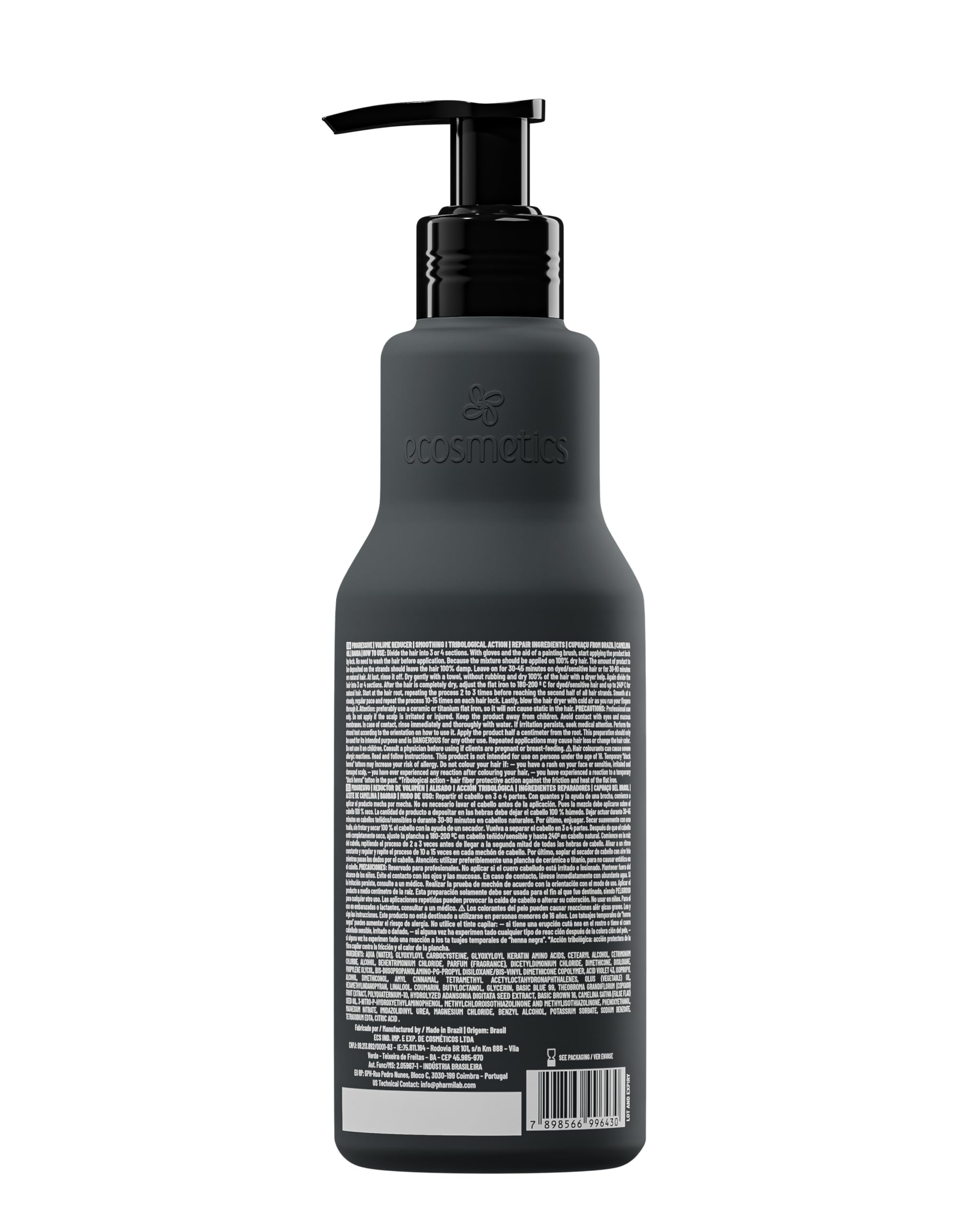 EMAX after treatment on model showing frizz-free shiny hair benefit