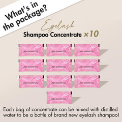 Embagol travel kit packed in a cosmetic bag for portable lash care