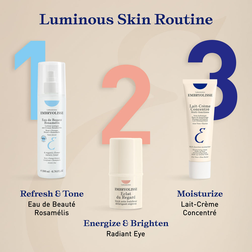 Embryolisse applied as overnight mask demonstrating intensive hydration