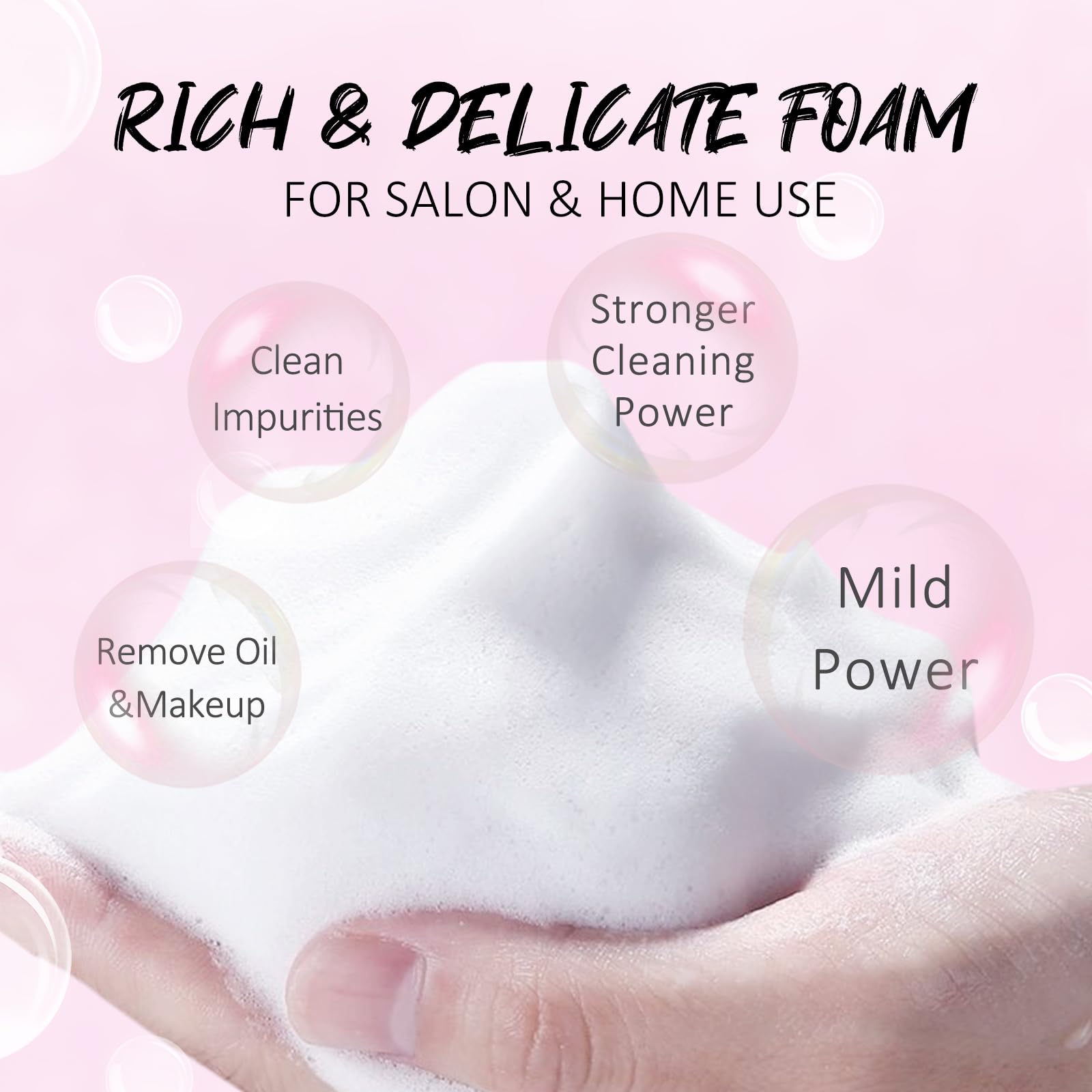 EMEDA cleansing brush and disposable mascara wands for precise hygiene