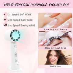EMEDA kit staged in salon setting for professional lash maintenance