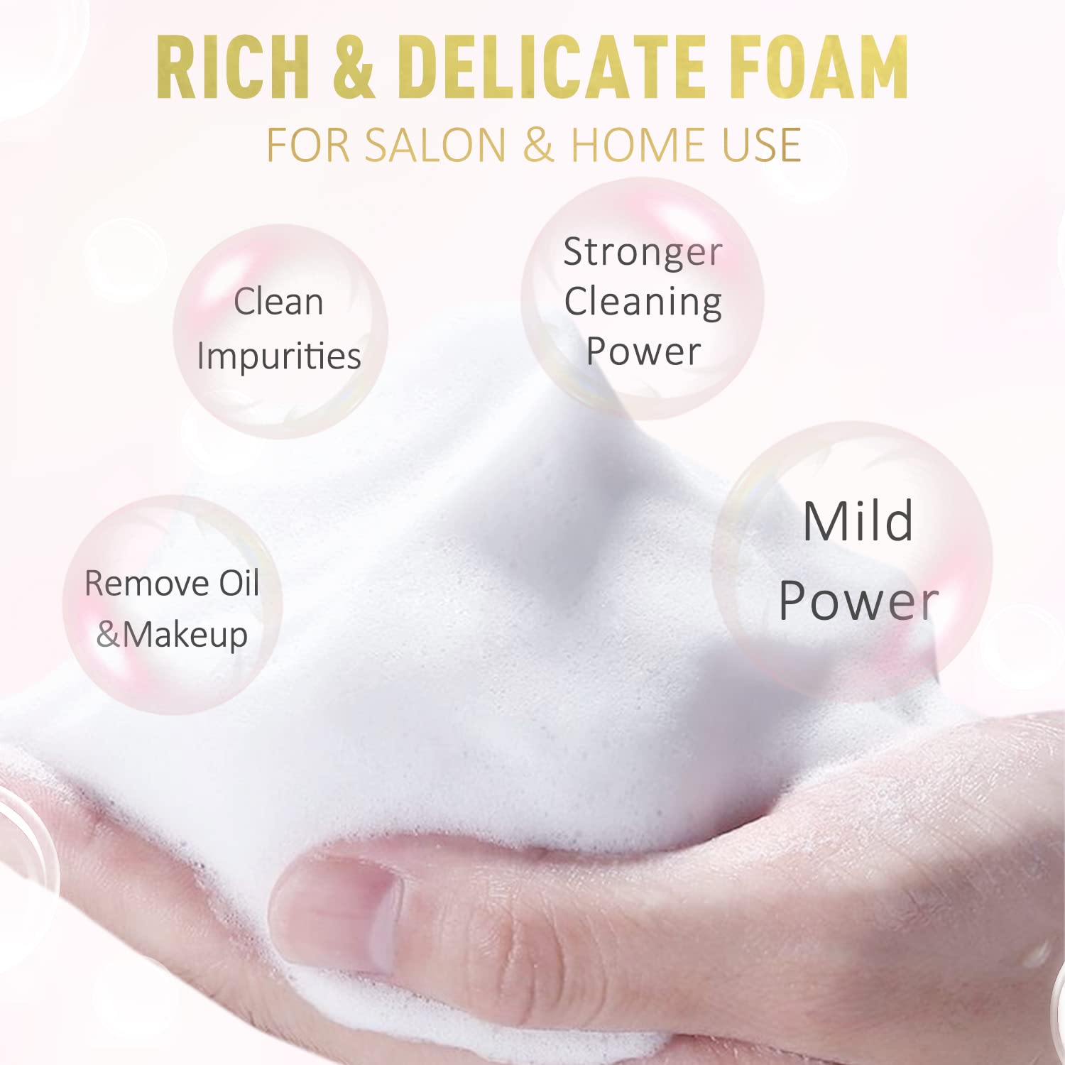 EMEDA soft-head brush detail for precise lash cleaning