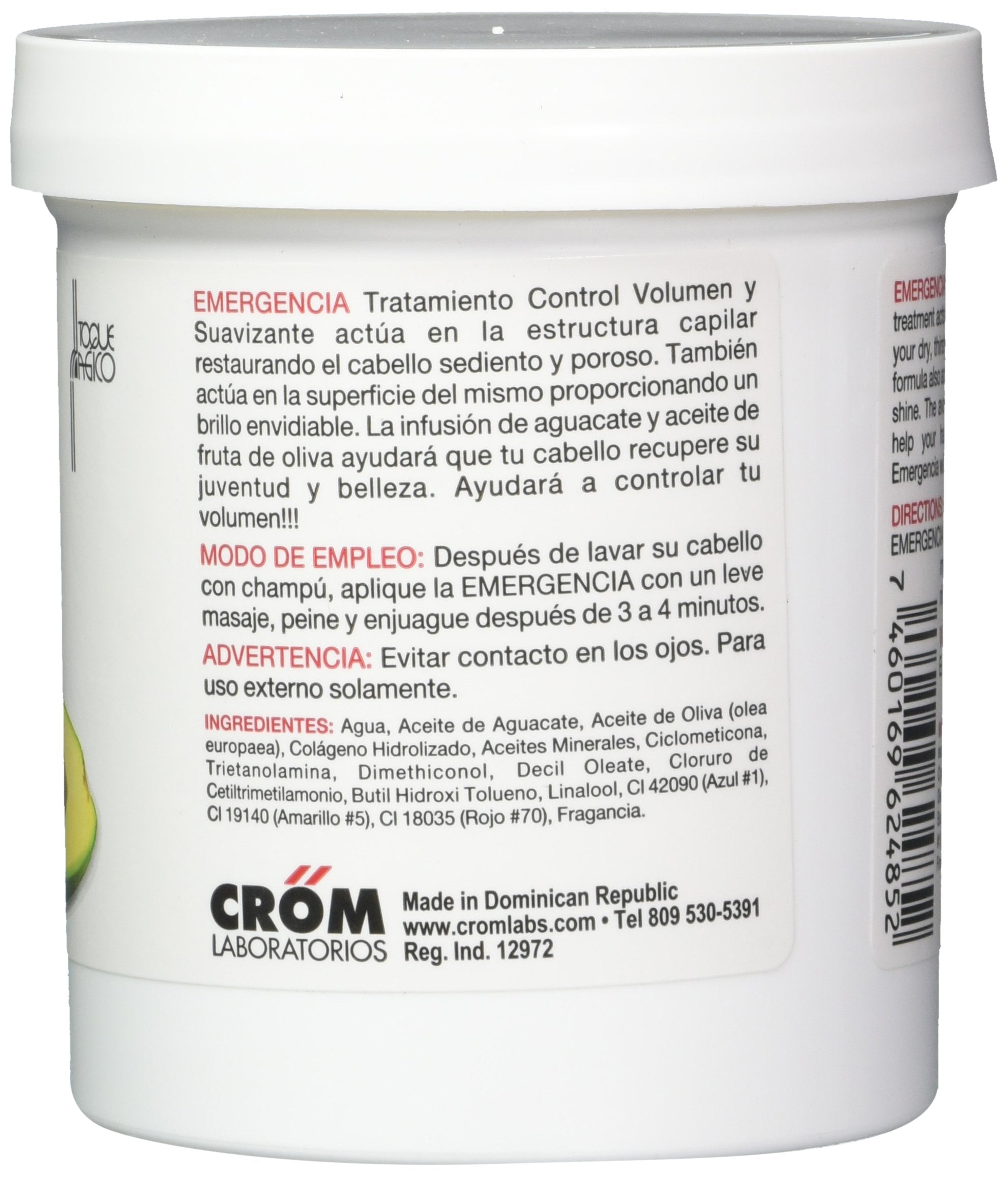 Emergencia creamy mask texture close-up demonstrating rich slip and smoothing benefit