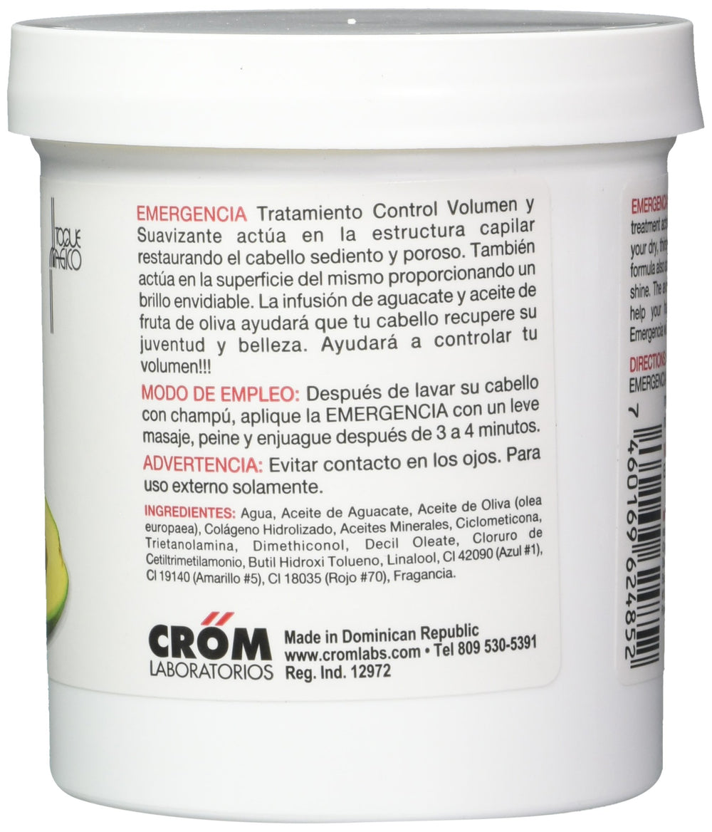 Emergencia creamy mask texture close-up demonstrating rich slip and smoothing benefit
