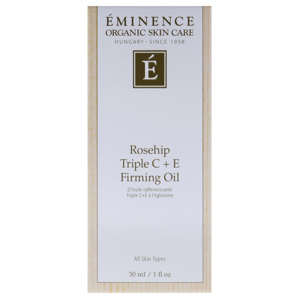 Eminence label ingredient panel close view emphasizing natural actives and transparency