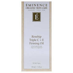 Eminence label ingredient panel close view emphasizing natural actives and transparency