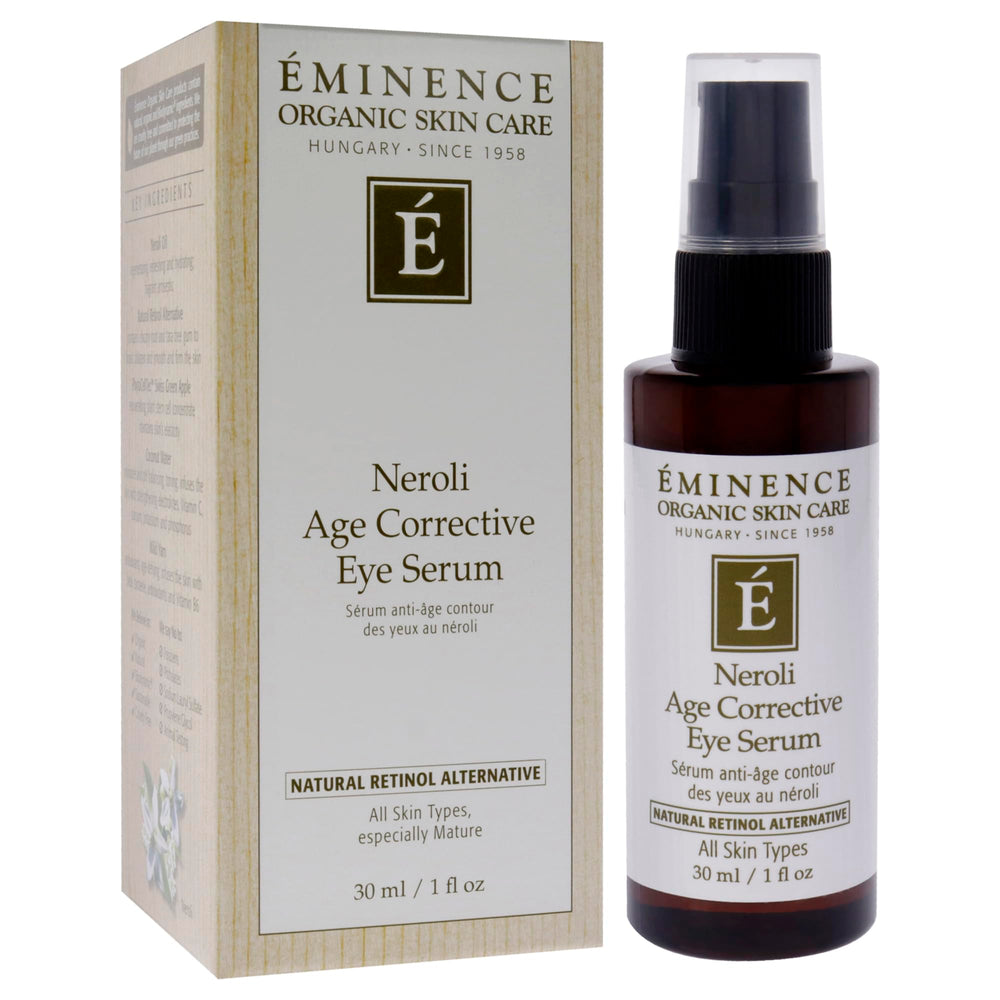 Eminence serum texture on skin close-up showing fast absorption and hydrating finish benefit
