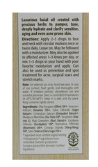 Eminence bottle on bedside table showing nightly routine convenience and calming use