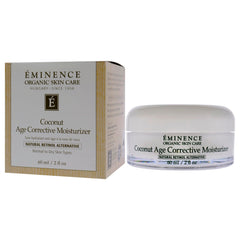 Bottle of coconut water ingredient with Eminence label showing balancing benefit