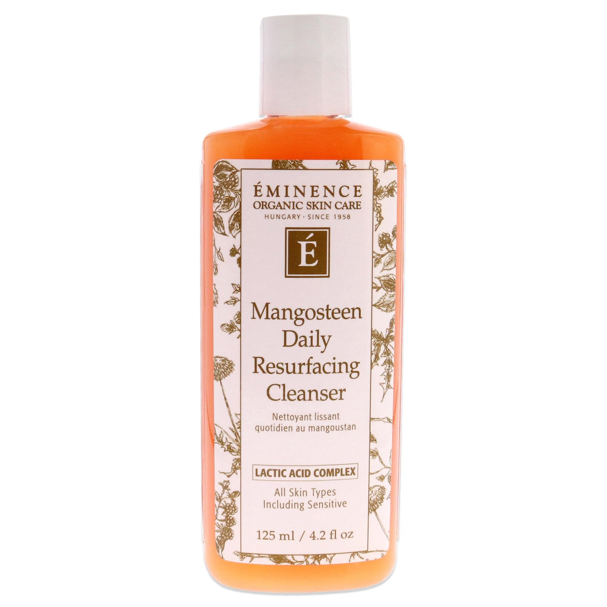 Eminence front packaging showing label and size, highlights clean formulation benefits