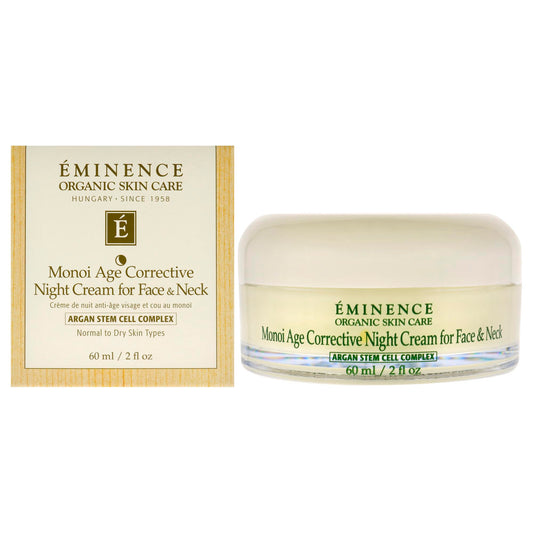 Eminence front packaging showing the night cream jar and brand clarity