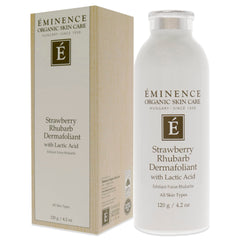 Eminence jar next to hand for scale to show 4.2 ounce travel-friendly size