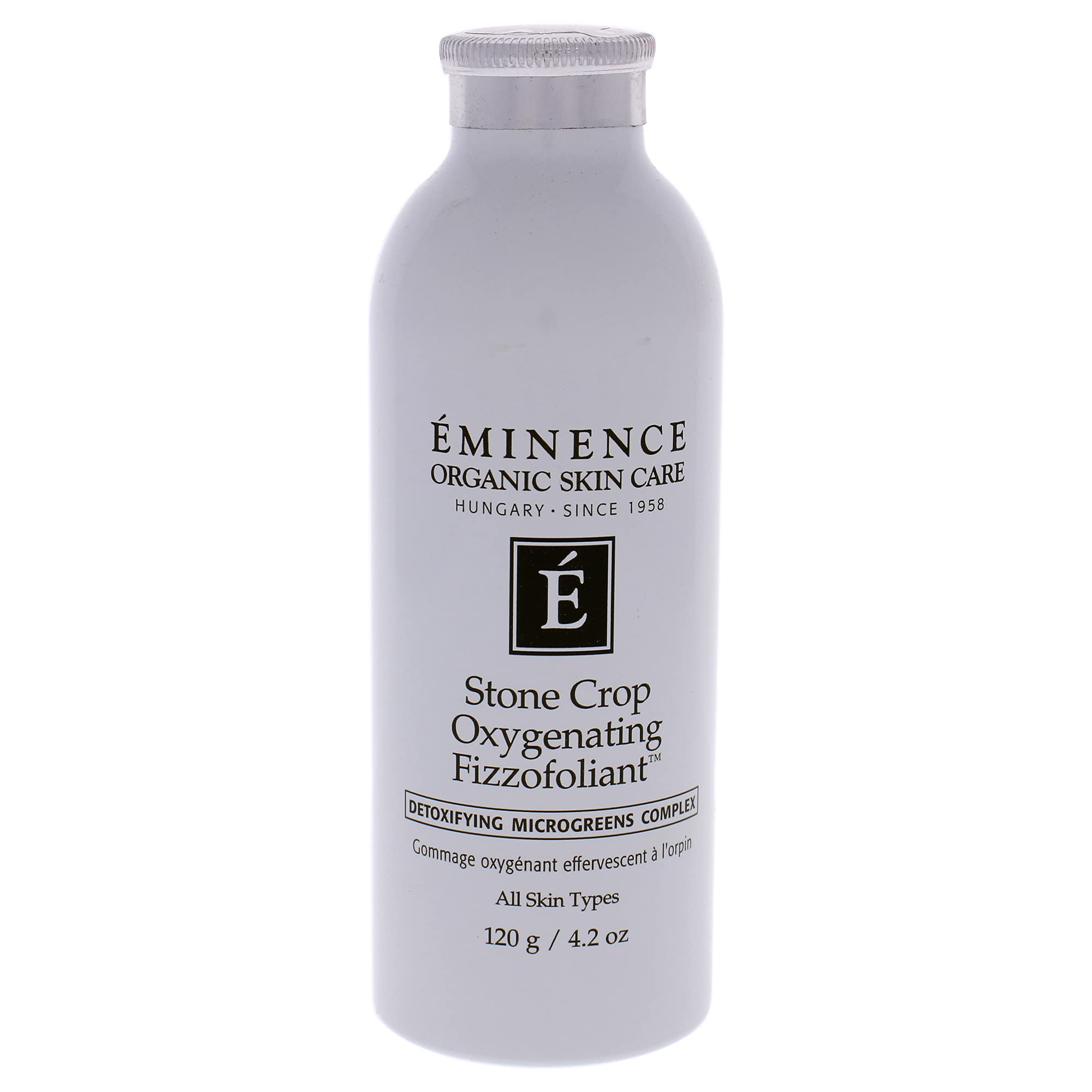 Eminence powder texture close-up highlighting gentle, fine-grain exfoliation