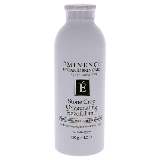 Eminence powder texture close-up highlighting gentle, fine-grain exfoliation