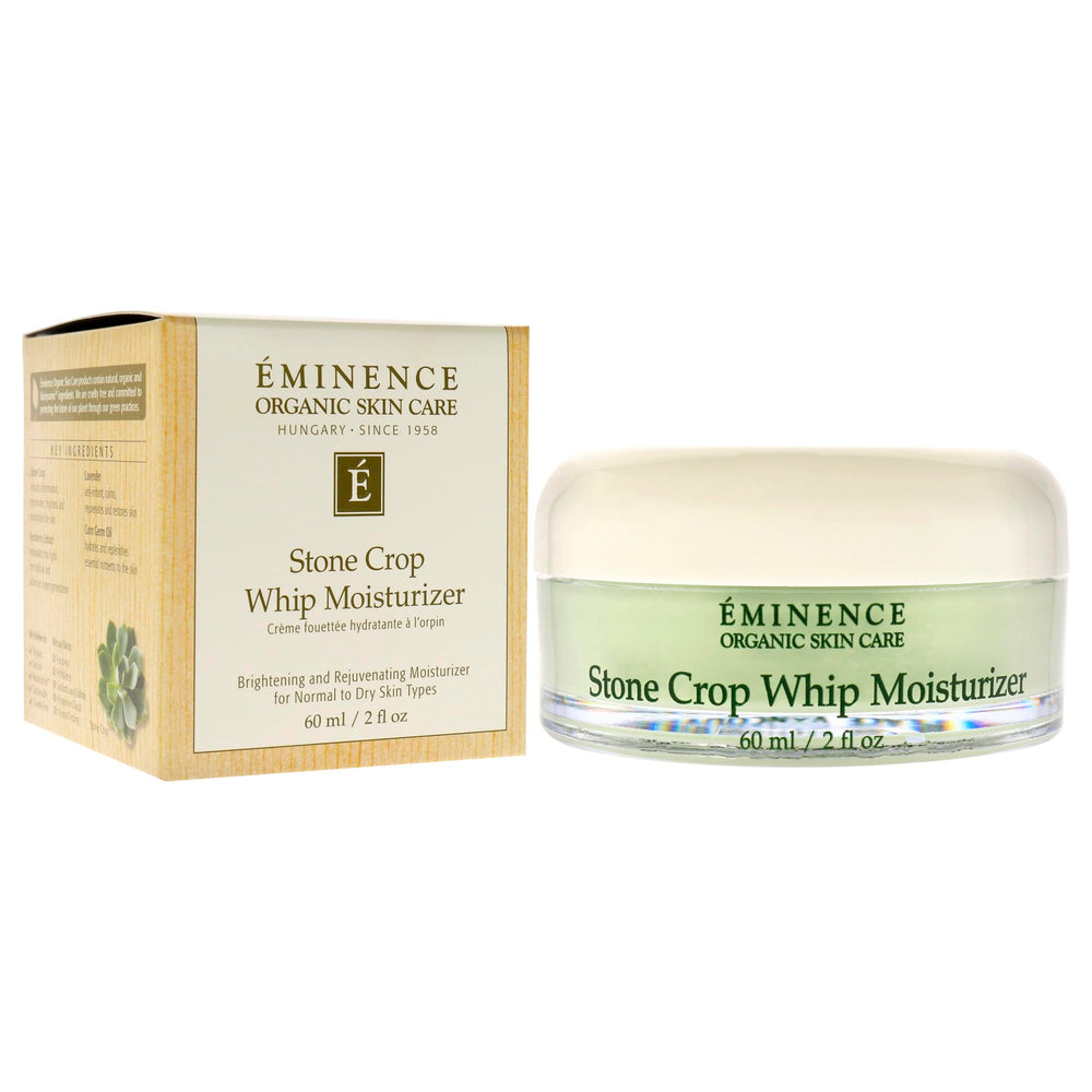 Eminence jar in hand demonstrating size and easy daily use benefit