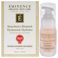 Eminence front packaging showing compact 1.2 oz jar and clear branding benefits hydration
