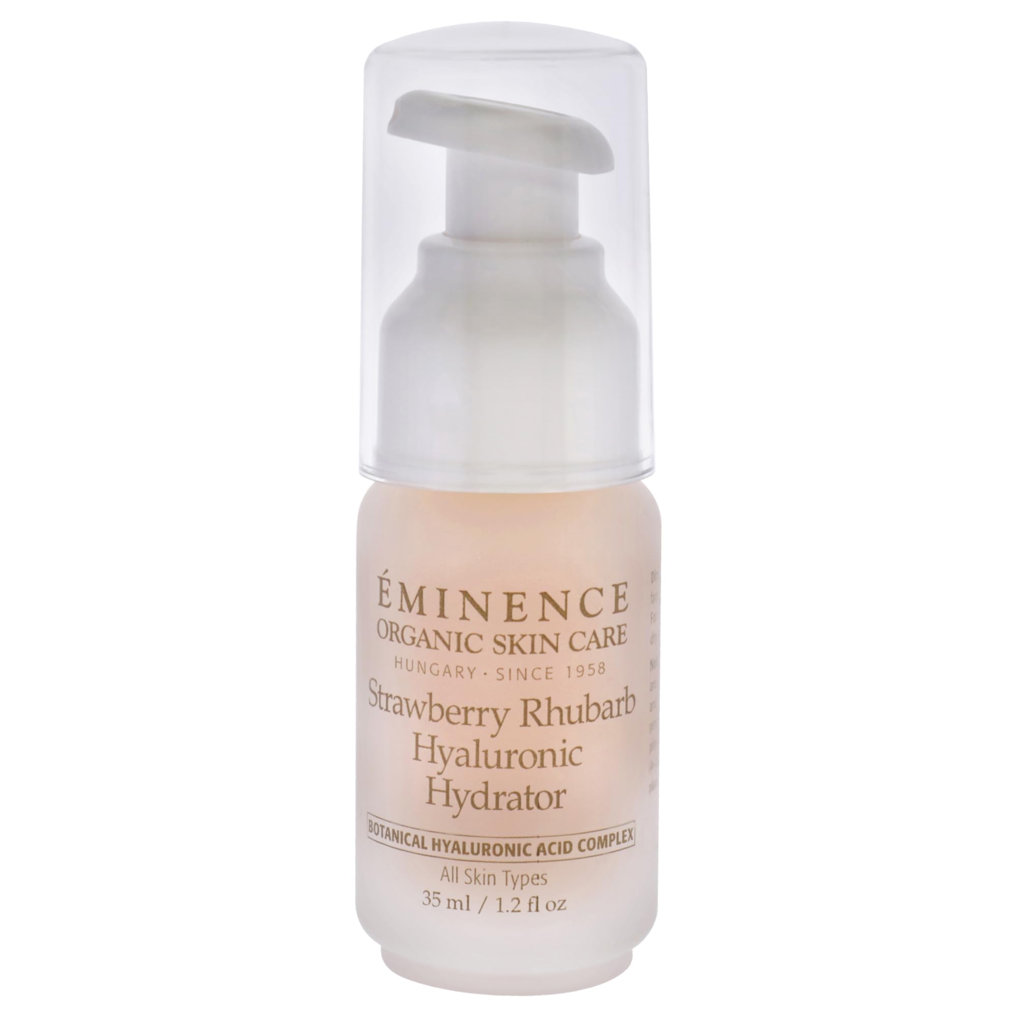 Eminence open jar close-up showing gel-cream texture for fast-absorbing moisture