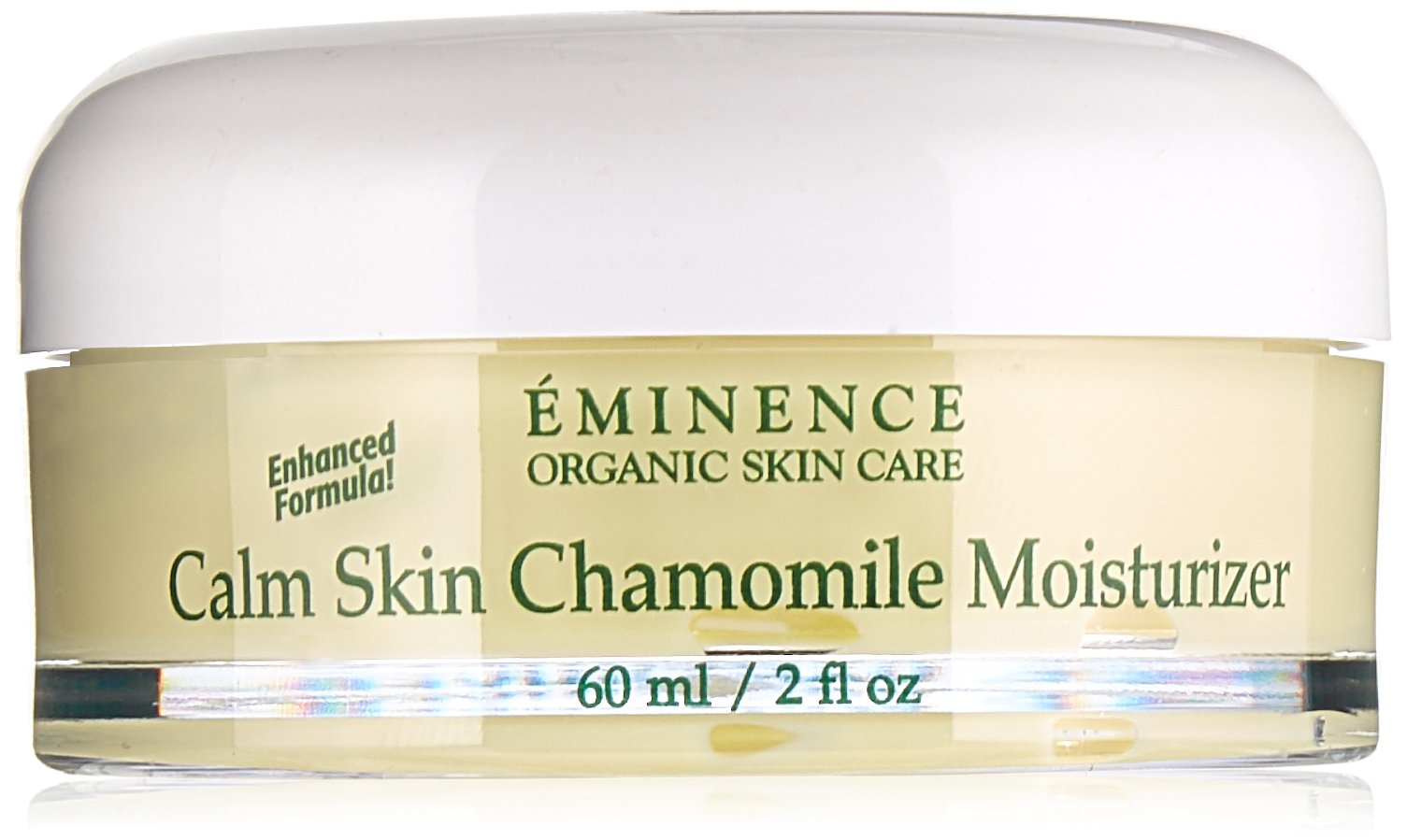Eminence front packaging showing 2 oz jar and calming label for gentle hydration