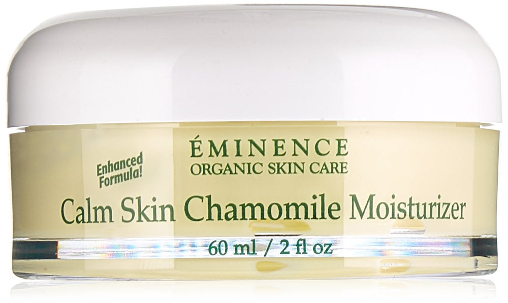 Eminence front packaging showing 2 oz jar and calming label for gentle hydration