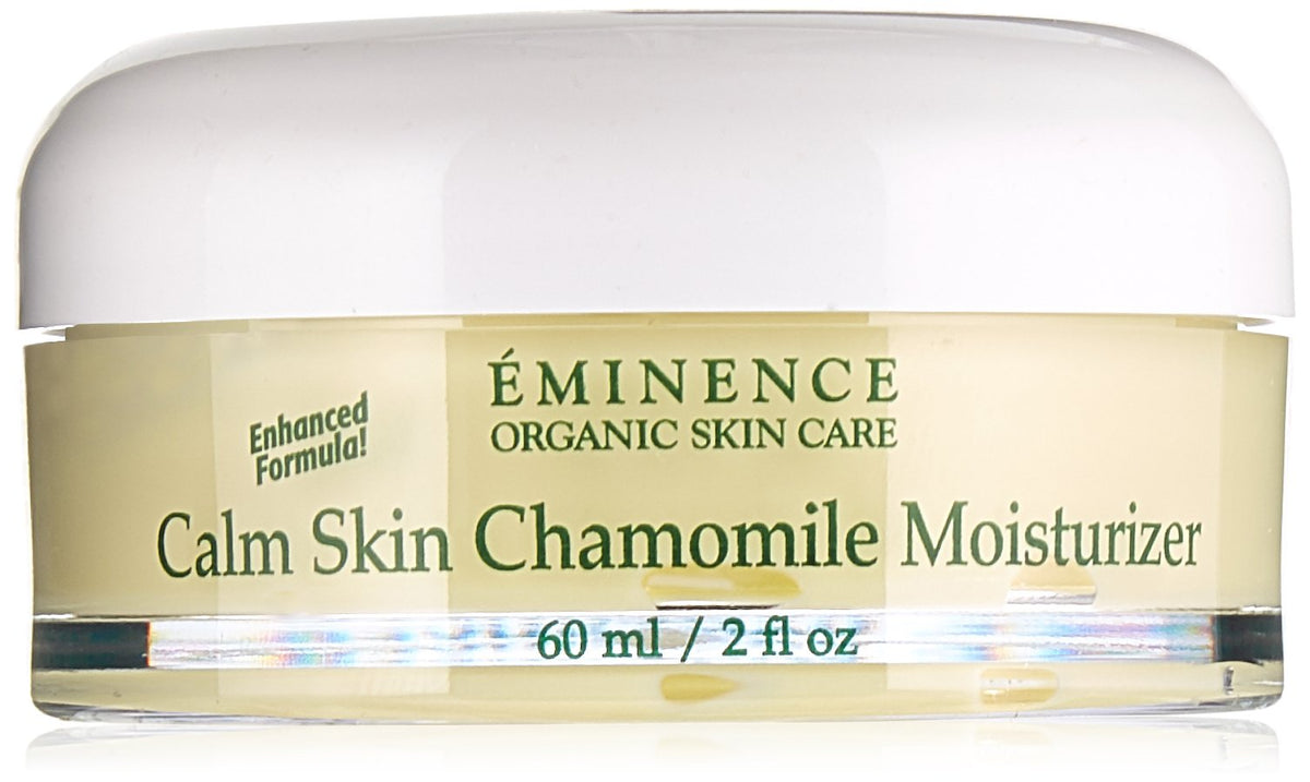 Eminence front packaging showing 2 oz jar and calming label for gentle hydration