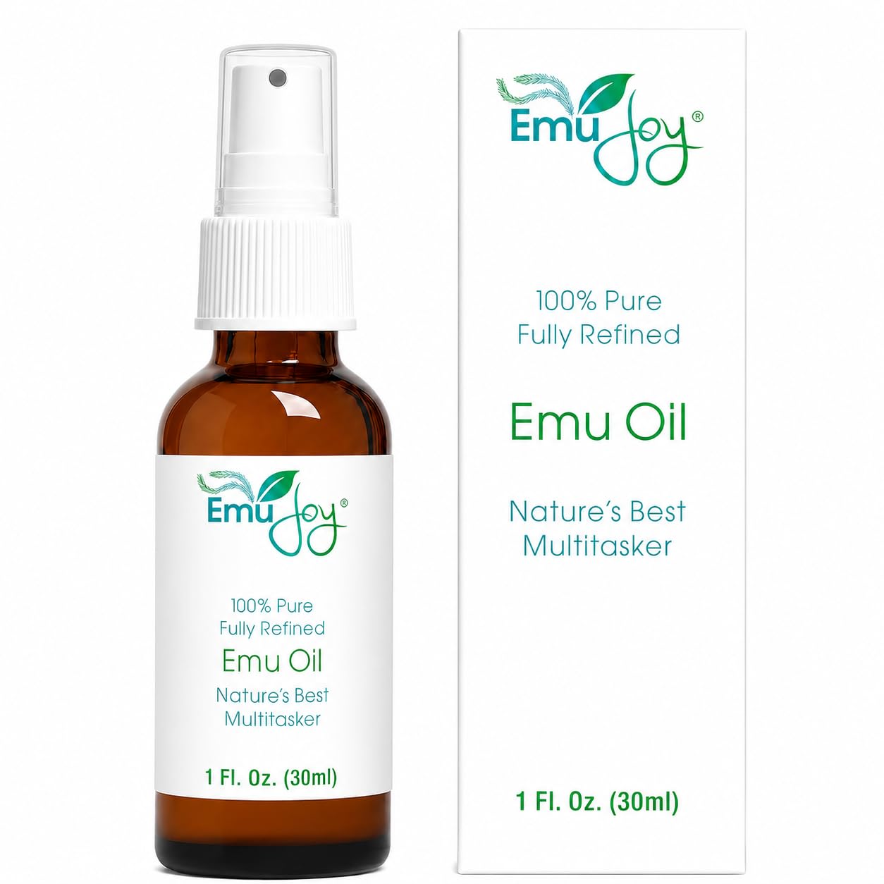 Emu Joy front bottle showcasing packaging and travel friendly size