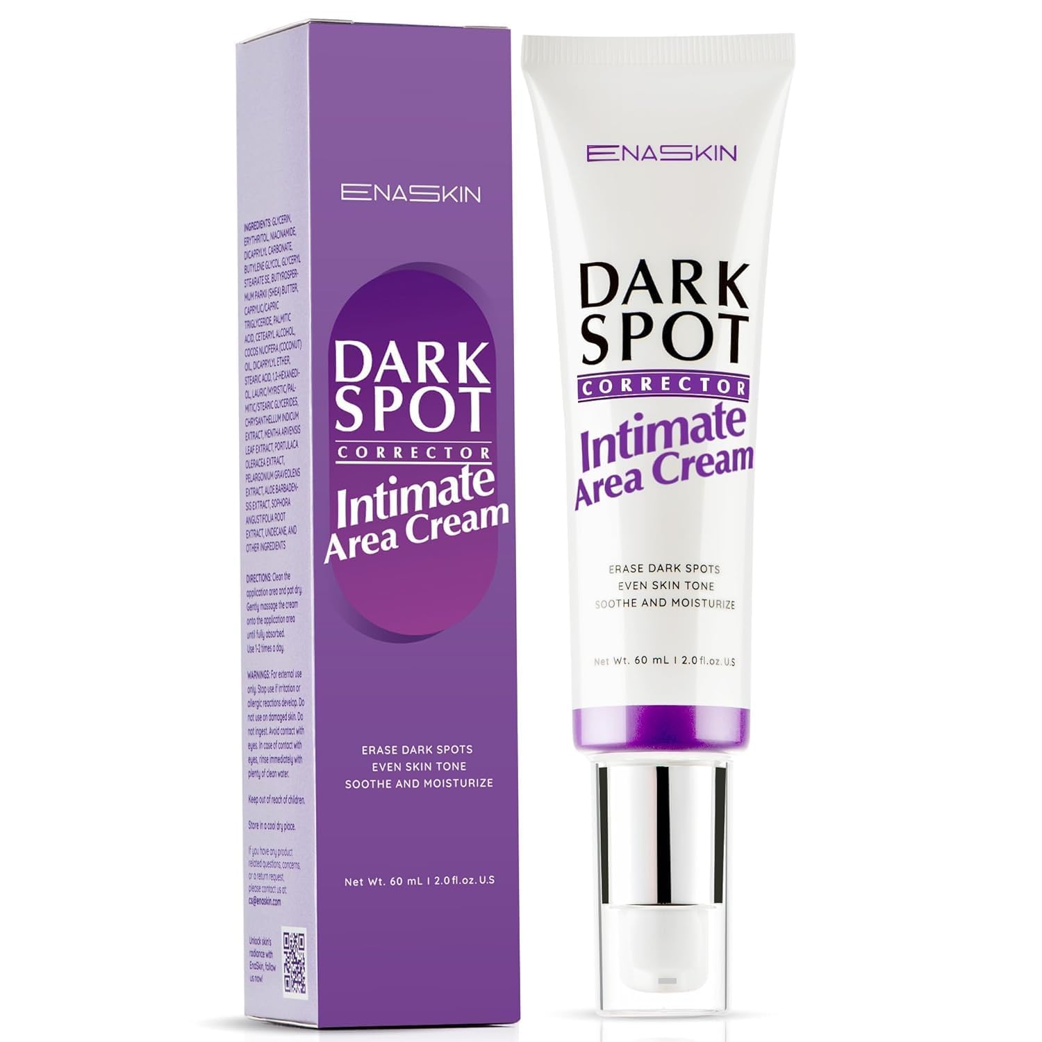 EnaSkin front packaging showing product and benefits