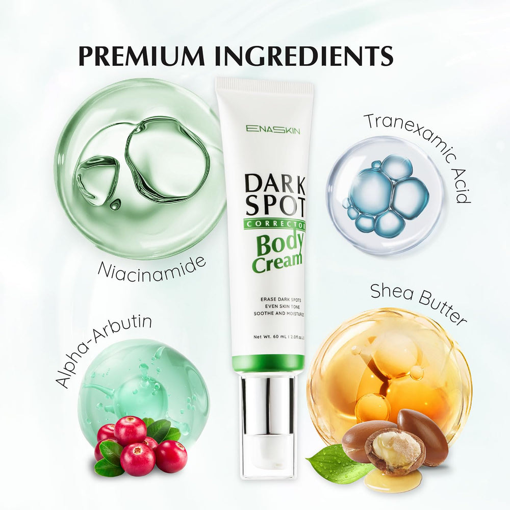 Applying EnaSkin underarm to reduce dark spots and improve tone