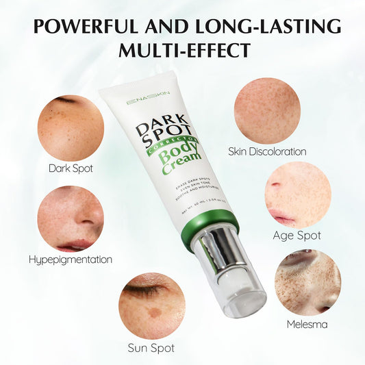 EnaSkin cream texture close-up demonstrating smooth fast-absorbing feel