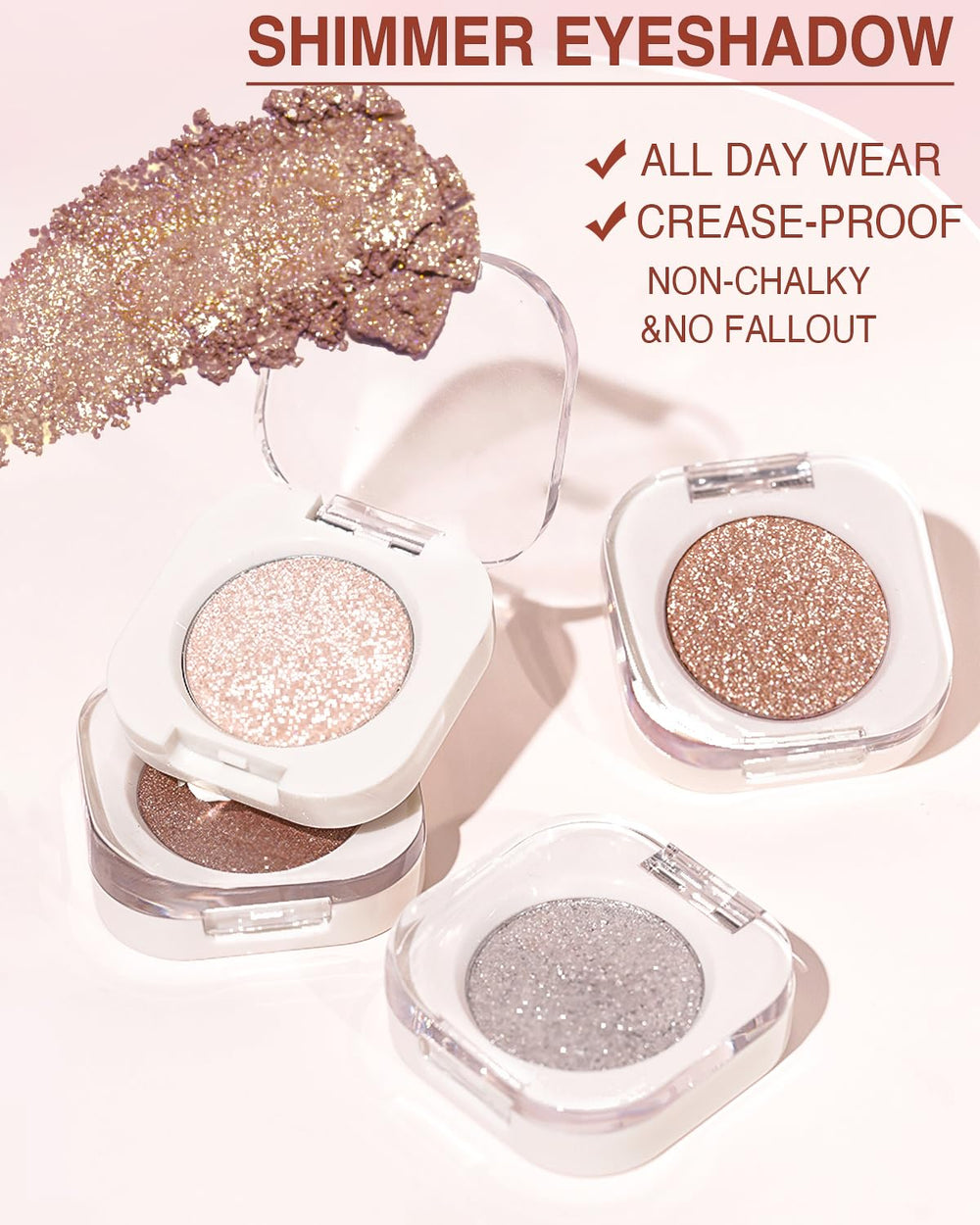 Enfuntins application with fingertip demonstrating easy buildable shine