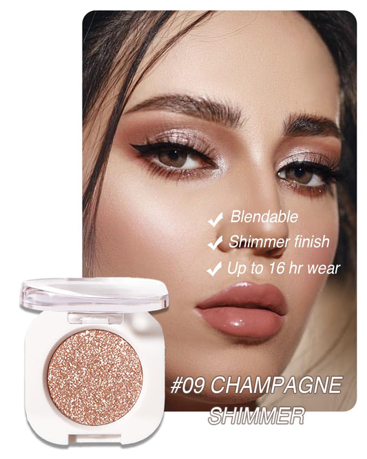 Enfuntins compact open displaying champagne gold shimmer, perfect for touchups