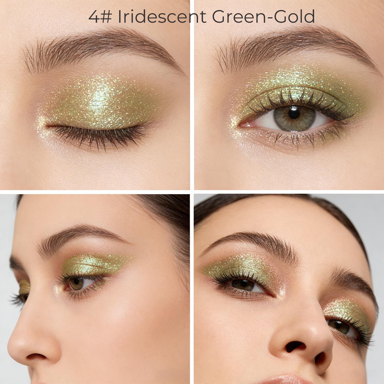 Enfuntins pan close-up highlighting ultra-fine shimmer and high pigment