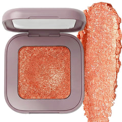 Enfuntins compact front view showing coral-orange gold duochrome shimmer benefit