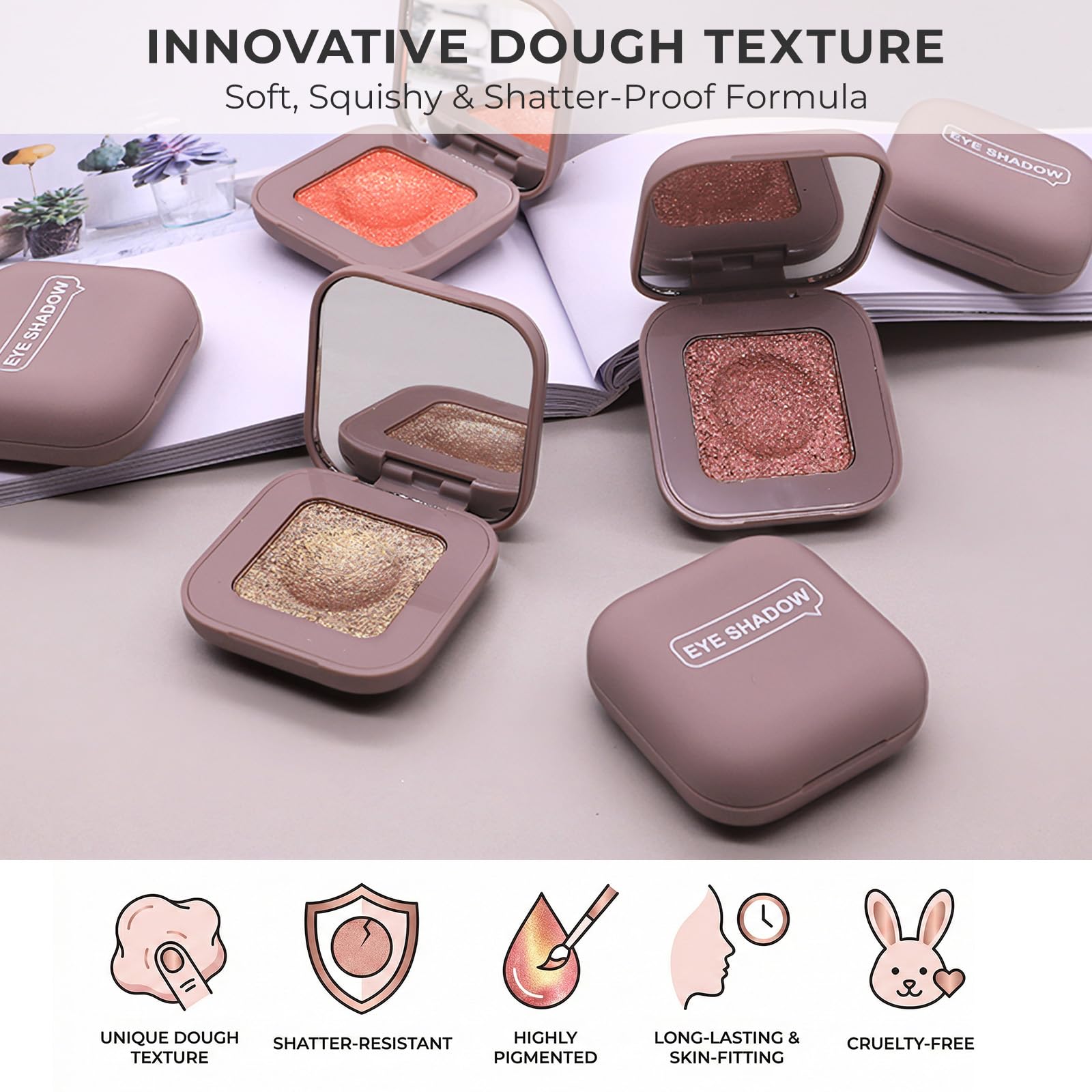 Enfuntins compact in hand showing size for easy travel portability